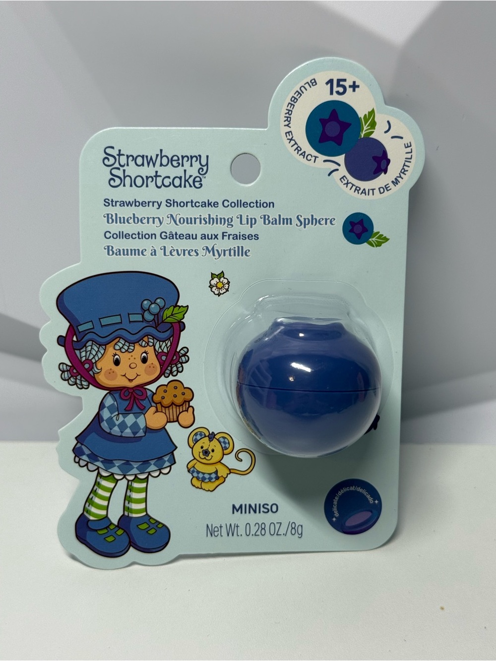 Strawberry Shortcake X Blueberry Muffin Lip Balm Sphere